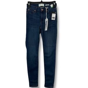 NEW Regeneration Mid Rise Ankle Skinny Jeans Size 1 25 Celebrity Pink Dark Wash